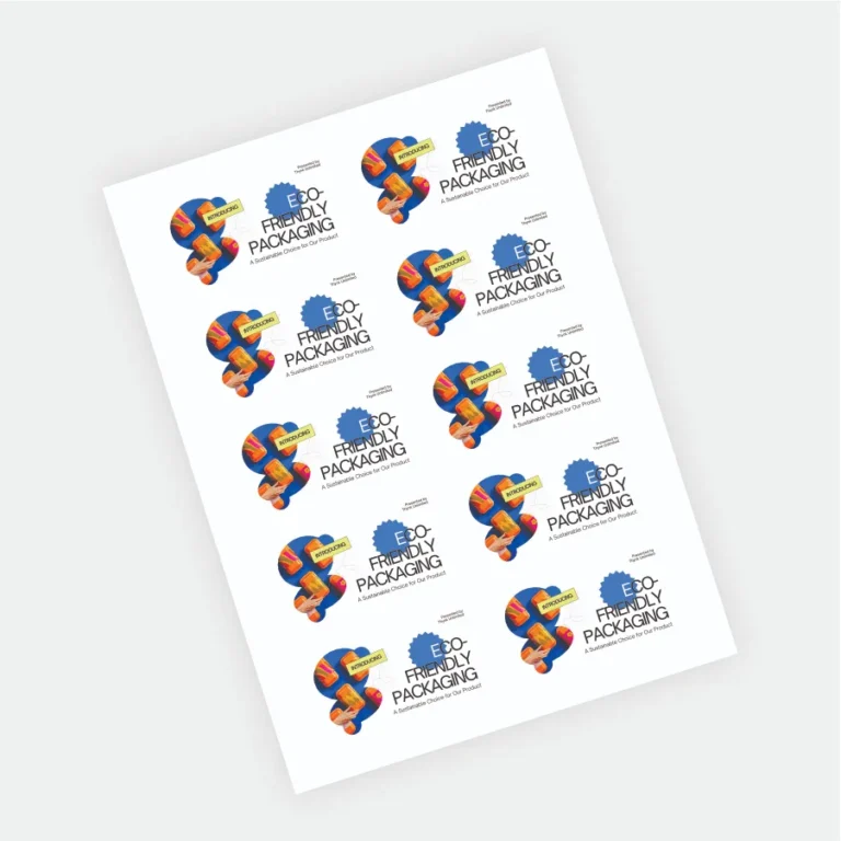 Transparent Sticker Rectangle Shape